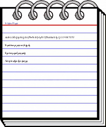 The Outstand Regular animated font preview