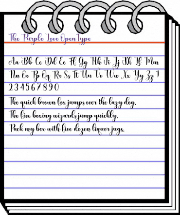 The Purple Love Regular animated font preview The Purple Love Regular animated font preview