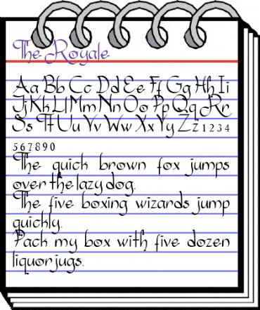 The Royale Regular animated font preview The Royale Regular animated font preview