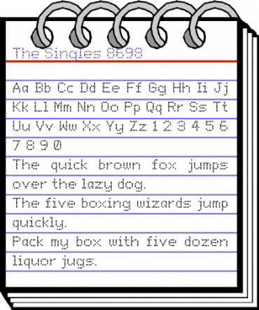 The Sinfles 86>98 Regular animated font preview The Sinfles 86>98 Regular animated font preview
