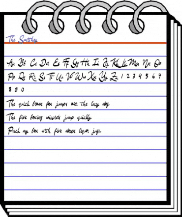 The Smithey Regular animated font preview