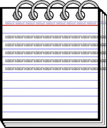 The Thirteenth Floor Regular animated font preview