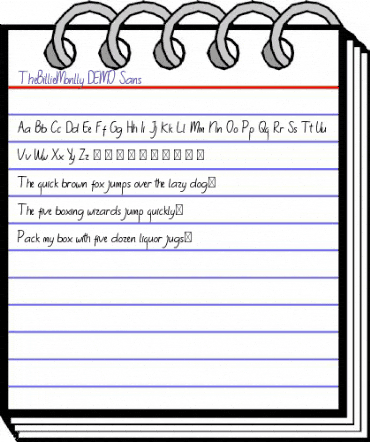 TheBillieMonlly DEMO Sans animated font preview TheBillieMonlly DEMO Sans animated font preview