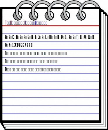 TheHangoverDecadeRegular Regular animated font preview