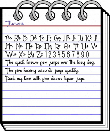 Themarie Regular animated font preview Themarie Regular animated font preview