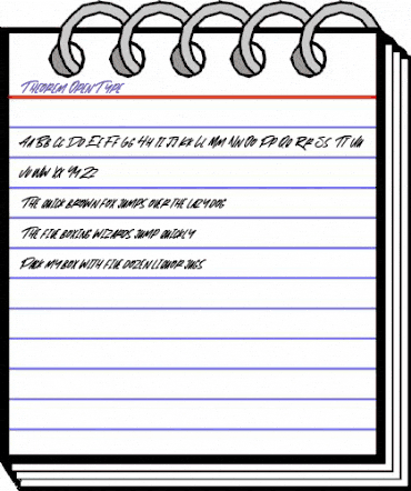 Theorem Regular animated font preview Theorem Regular animated font preview