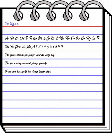 The Razels Regular animated font preview The Razels Regular animated font preview