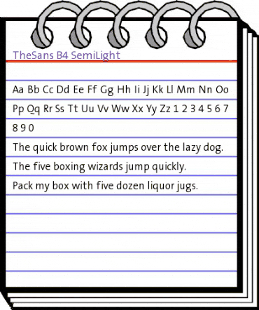 TheSans Regular animated font preview TheSans Regular animated font preview
