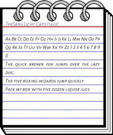 The Sans Light- Regular animated font preview The Sans Light- Regular animated font preview