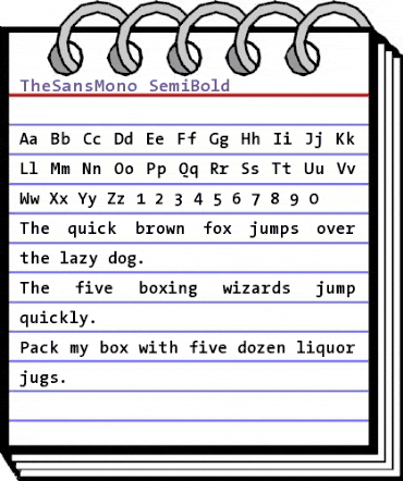 TheSansMono- SemiBold animated font preview TheSansMono- SemiBold animated font preview