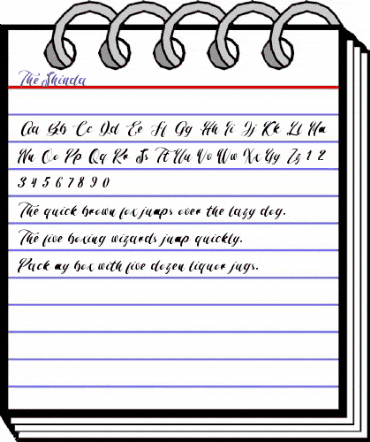 The Shinda Regular animated font preview