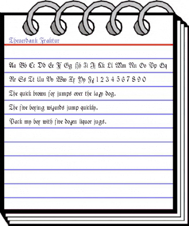 Theuerdank Fraktur Regular animated font preview Theuerdank Fraktur Regular animated font preview