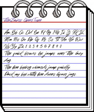 The Zains Regular animated font preview The Zains Regular animated font preview