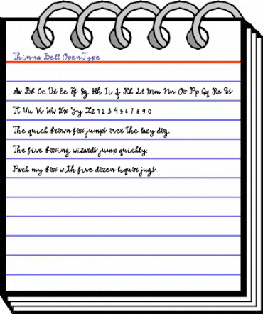 Thinna Bell Regular animated font preview Thinna Bell Regular animated font preview