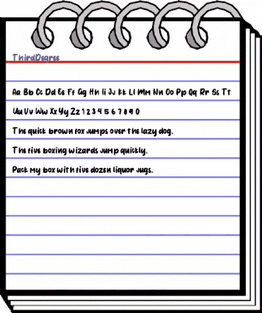 Third Degree Bold animated font preview Third Degree Bold animated font preview