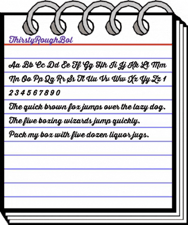 Thirsty Rough Reg Bold animated font preview Thirsty Rough Reg Bold animated font preview