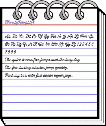 Thirsty Rough Lt Regular animated font preview Thirsty Rough Lt Regular animated font preview