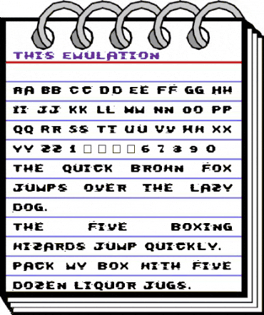 This Emulation Normal animated font preview This Emulation Normal animated font preview