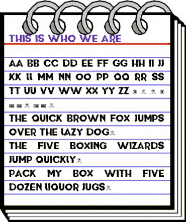 This is who we are Regular animated font preview This is who we are Regular animated font preview