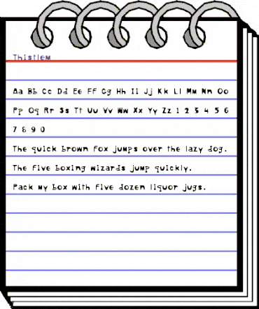 Thistlem Medium animated font preview Thistlem Medium animated font preview