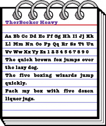 ThorBecker-Heavy Regular animated font preview ThorBecker-Heavy Regular animated font preview
