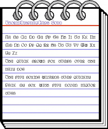 ThorinDisplayCaps Bold animated font preview ThorinDisplayCaps Bold animated font preview