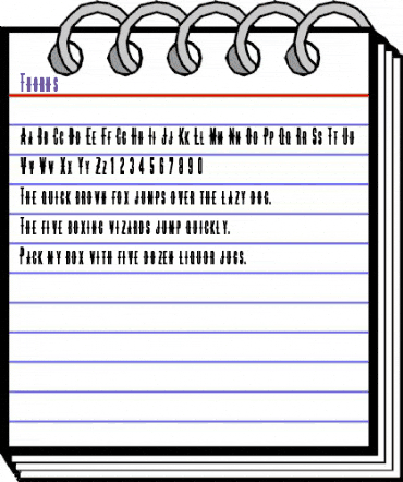 Thorns Regular animated font preview Thorns Regular animated font preview