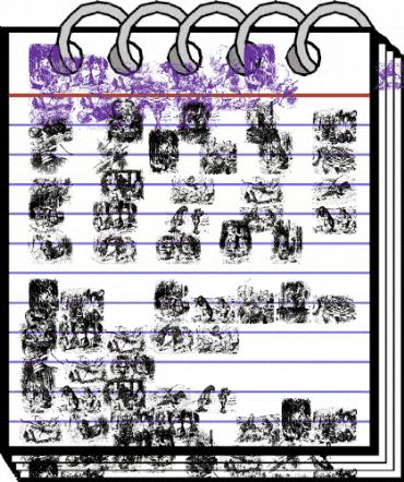 Through the Looking Glass1 Regular animated font preview