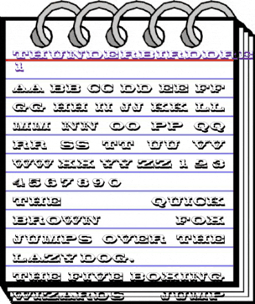 ThunderbirdDRegSh1 Regular animated font preview ThunderbirdDRegSh1 Regular animated font preview