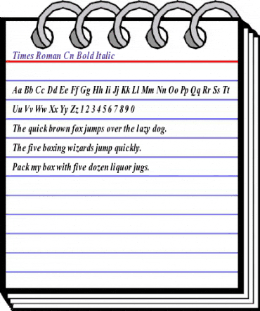 Times Roman Cn bold italic Bold Italic animated font preview Times Roman Cn bold italic Bold Italic animated font preview