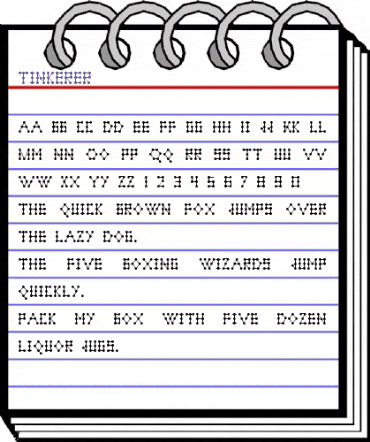 Tinkerer Regular animated font preview