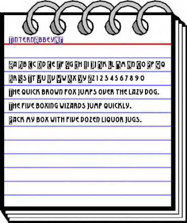 TinternAbbeyNF Regular animated font preview TinternAbbeyNF Regular animated font preview