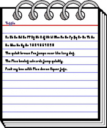 Toggle Regular animated font preview