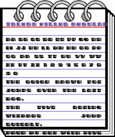 Toledo Filled Regular animated font preview