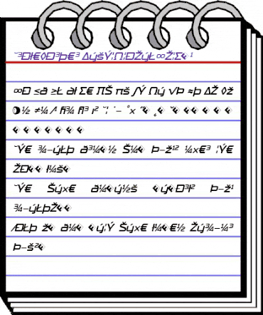 TradeMarker Light Italic animated font preview