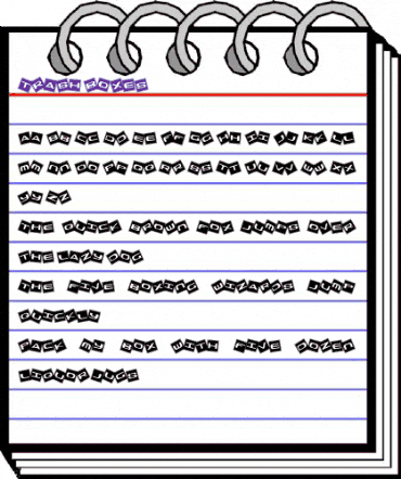 Box Font Regular animated font preview