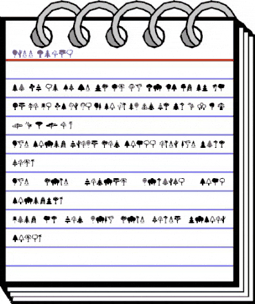 Tree Icons Regular animated font preview