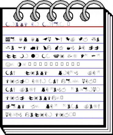 Trick or Treat 2 Regular animated font preview