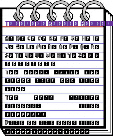 Tristeak Ribbon Regular animated font preview