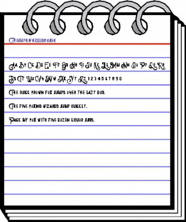 Triumph wheels rough Regular animated font preview