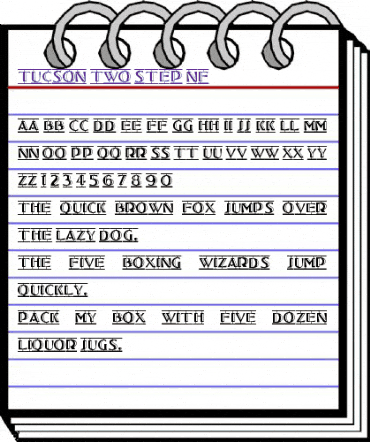 Tucson Two Step NF Regular animated font preview