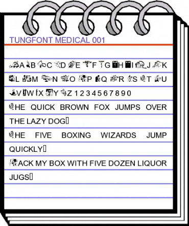 tungfont medical 001 Regular animated font preview
