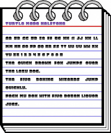 Turtle Mode Halftone Regular animated font preview Turtle Mode Halftone Regular animated font preview