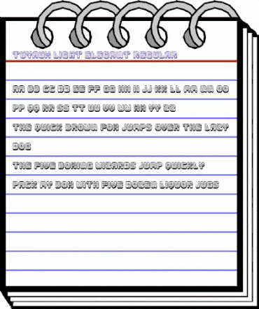 Tuyaux Light Elegant Regular animated font preview Tuyaux Light Elegant Regular animated font preview