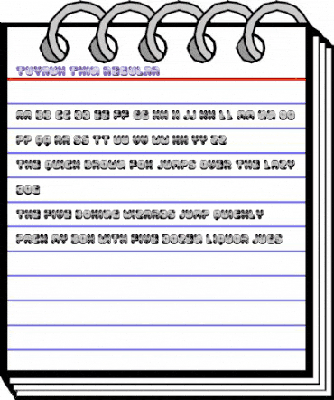 Tuyaux Thin Regular animated font preview Tuyaux Thin Regular animated font preview