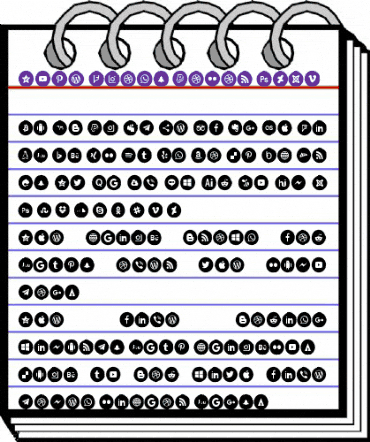 Type Icons Color 2019 Regular animated font preview