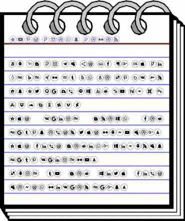 Type Icons Color Regular animated font preview