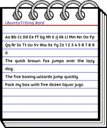 Ubuntu Titling Bold animated font preview Ubuntu Titling Bold animated font preview