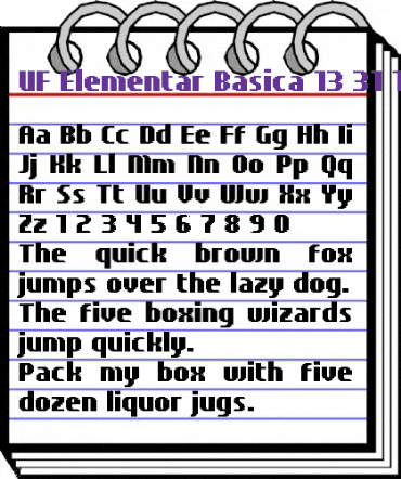 UF Elementar Basica 13.31.1 a Regular animated font preview UF Elementar Basica 13.31.1 a Regular animated font preview