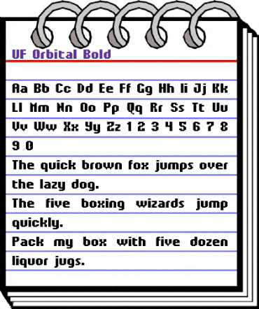 UF Orbital Bold Regular animated font preview UF Orbital Bold Regular animated font preview